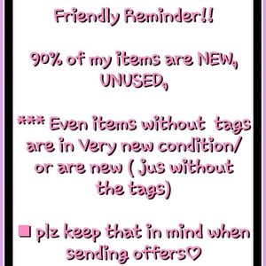 Friendly Reminder ☆☆☆ Plz B Fair